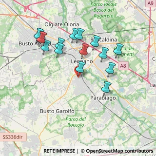 Mappa Via Giuseppe Verdi, 20025 San Giorgio Su Legnano MI, Italia (3.74933)