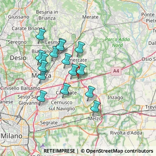 Mappa Via Orti Omate, 20864 Agrate Brianza MB, Italia (6.67938)