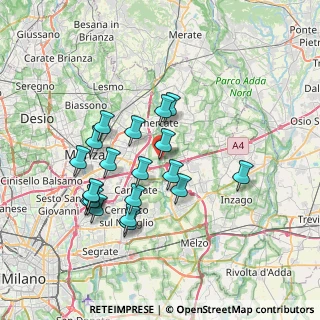 Mappa Via Orti Omate, 20864 Agrate Brianza MB, Italia (6.8095)
