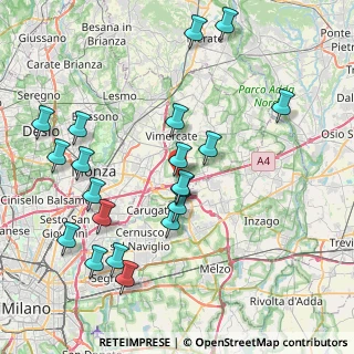 Mappa Via Orti Omate, 20864 Agrate Brianza MB, Italia (8.789)