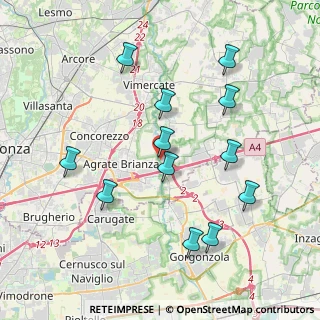 Mappa Via Orti Omate, 20864 Agrate Brianza MB, Italia (3.95917)