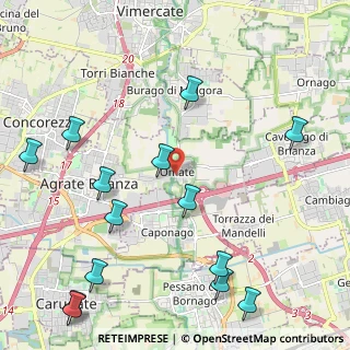 Mappa Via Orti Omate, 20864 Agrate Brianza MB, Italia (2.8)
