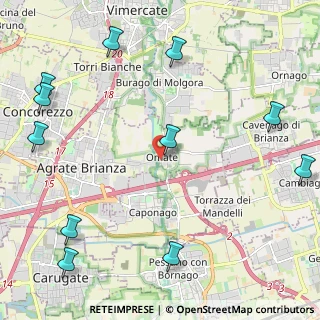 Mappa Via Orti Omate, 20864 Agrate Brianza MB, Italia (3.04364)