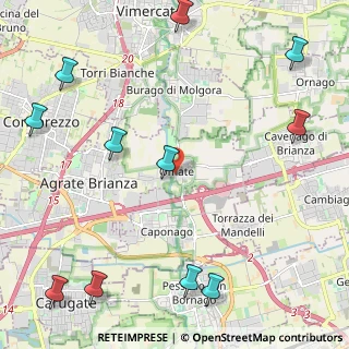 Mappa Via Orti Omate, 20864 Agrate Brianza MB, Italia (3.09727)