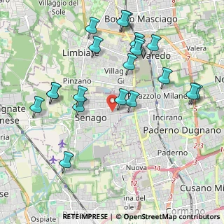 Mappa Via Giovanni Amendola, 20030 Senago MI, Italia (2.2165)