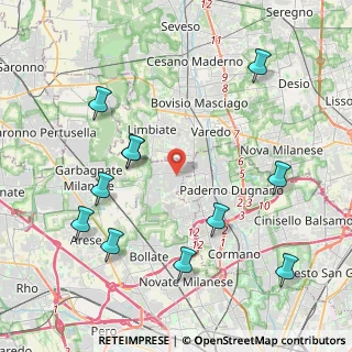 Mappa Via Giovanni Amendola, 20030 Senago MI, Italia (4.70182)