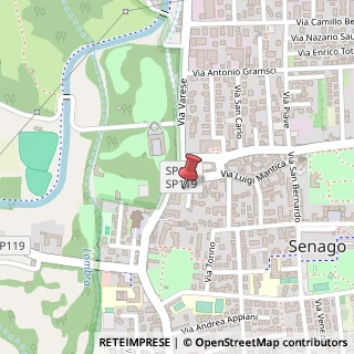 Mappa Piazza Federico Borromeo, 5, 20030 Senago, Milano (Lombardia)