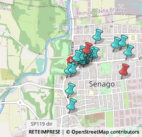 Mappa Via Federico Borromeo, 20030 Senago MI, Italia (0.3205)