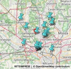 Mappa Via Federico Borromeo, 20030 Senago MI, Italia (6.2325)