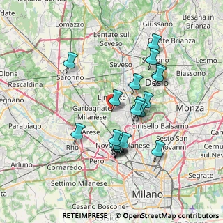 Mappa P.za Borromeo, 20030 Senago MI, Italia (6.504)