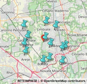 Mappa Via Federico Borromeo, 20030 Senago MI, Italia (3.30231)