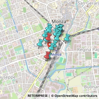 Mappa Via Fratelli Cairoli, 20900 Monza MB, Italia (0.267)