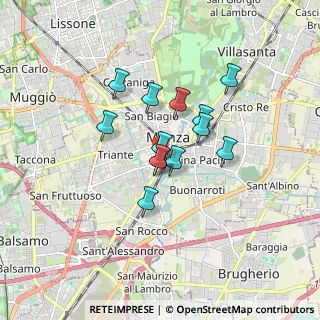Mappa Via Fratelli Cairoli, 20900 Monza MB, Italia (1.20538)