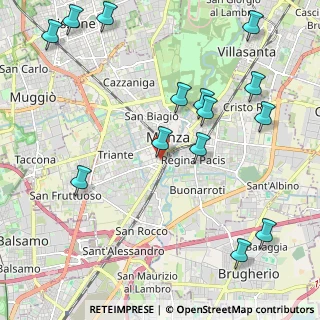 Mappa Via Fratelli Cairoli, 20900 Monza MB, Italia (2.60214)