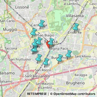 Mappa Via Fratelli Cairoli, 20900 Monza MB, Italia (1.54083)