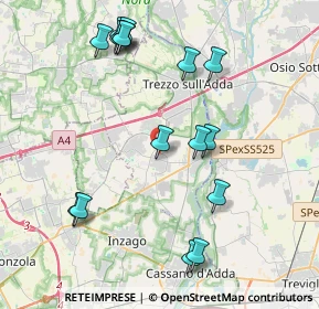 Mappa Via ai Campi, 20060 Pozzo d'Adda MI, Italia (4.41875)