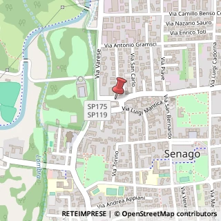 Mappa Via Giuseppe Mazzini, 1, 20030 Senago, Milano (Lombardia)