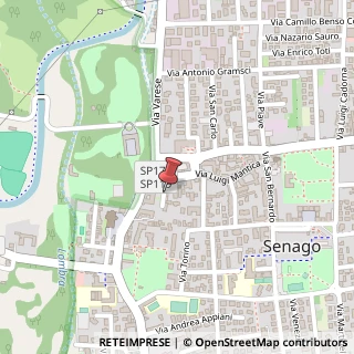 Mappa Via Martiri di Belfiore, 3, 20030 Senago, Milano (Lombardia)