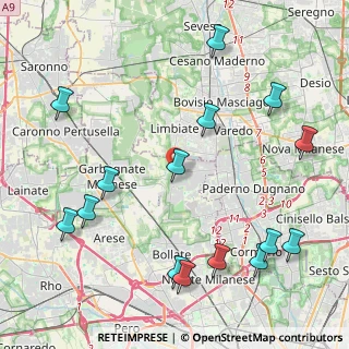 Mappa Via Alberto Lattuada, 20030 Senago MI, Italia (5.25333)