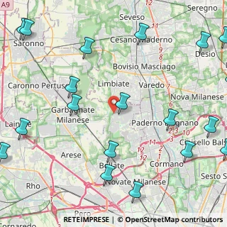 Mappa Via Alberto Lattuada, 20030 Senago MI, Italia (6.557)