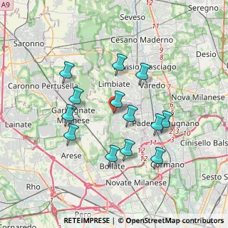 Mappa Via E. Lattuada, 20030 Senago MI, Italia (3.3)