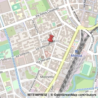 Mappa Via Solferino, 5, 20900 Monza, Monza e Brianza (Lombardia)