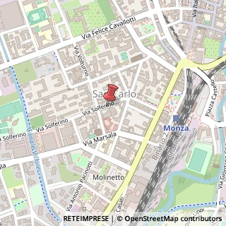 Mappa Via Solferino, 9, 20900 Monza, Monza e Brianza (Lombardia)