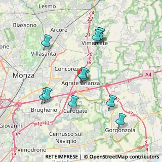 Mappa Via Don Giovanni Minzoni, 20864 Agrate Brianza MB, Italia (3.79727)
