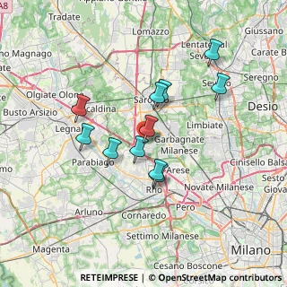 Mappa Via Re Umberto Iº, 20020 Lainate MI, Italia (5.95455)