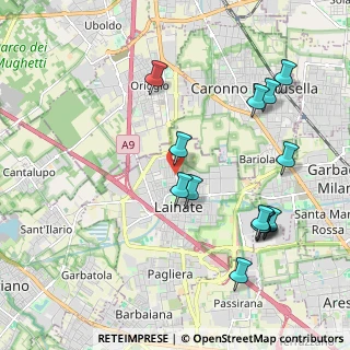Mappa Via Re Umberto Iº, 20020 Lainate MI, Italia (2.21214)