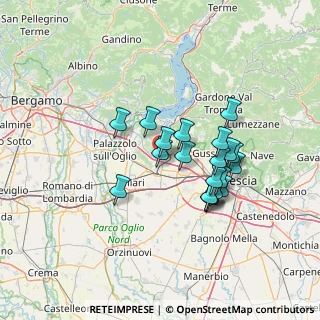Mappa Via del Commercio, 25038 Rovato BS, Italia (11.4445)
