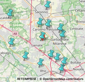 Mappa Via Sant'Alberto, 20045 Lainate MI, Italia (4.41714)