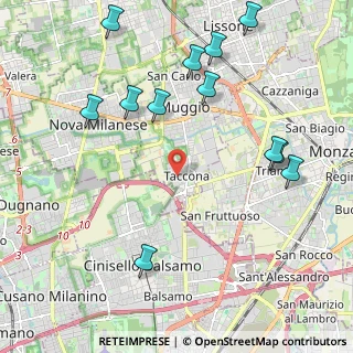 Mappa Vicolo Lorenzo Perosi, 20835 Muggiò MB, Italia (2.50167)