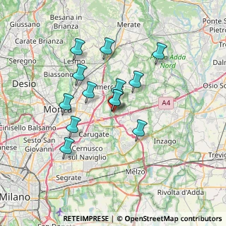 Mappa Via Benedetto Croce, 20864 Agrate Brianza MB, Italia (5.88077)
