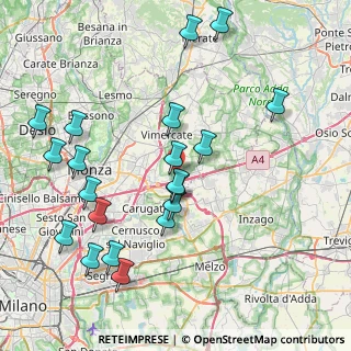 Mappa Via Achille Grandi, 20864 Agrate Brianza MB, Italia (8.907)