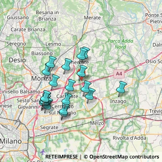 Mappa Via Benedetto Croce, 20864 Agrate Brianza MB, Italia (7.0145)