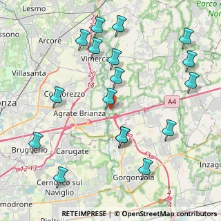 Mappa Via Benedetto Croce, 20864 Agrate Brianza MB, Italia (4.78706)