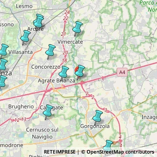 Mappa Via Achille Grandi, 20864 Agrate Brianza MB, Italia (5.99462)