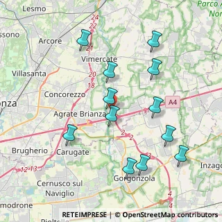 Mappa Via Achille Grandi, 20864 Agrate Brianza MB, Italia (4.04667)