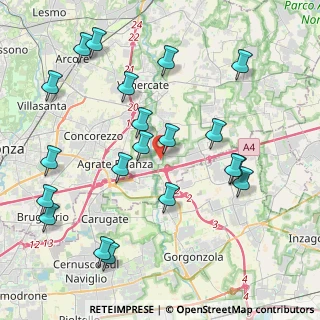 Mappa Via Achille Grandi, 20864 Agrate Brianza MB, Italia (4.603)
