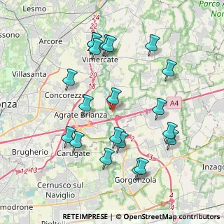 Mappa Via Benedetto Croce, 20864 Agrate Brianza MB, Italia (4.104)