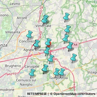 Mappa Via Achille Grandi, 20864 Agrate Brianza MB, Italia (3.80895)