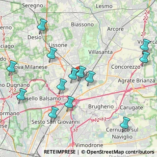 Mappa Via Fratelli Cairoli, 20052 Monza MB, Italia (4.73923)