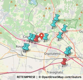 Mappa Via Eugenio Montale, 25046 Cazzago San Martino BS, Italia (3.53692)