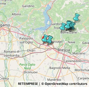 Mappa Via Eugenio Montale, 25046 Cazzago San Martino BS, Italia (14.14636)