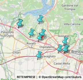 Mappa Via Eugenio Montale, 25046 Cazzago San Martino BS, Italia (6.90636)