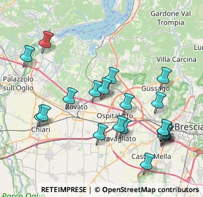 Mappa Via Eugenio Montale, 25046 Cazzago San Martino BS, Italia (8.3675)