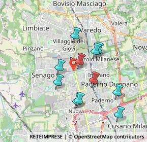 Mappa Via Risorgimento, 20037 Senago MI, Italia (1.64364)