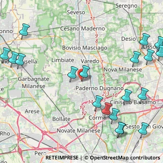 Mappa Via Risorgimento, 20037 Senago MI, Italia (6.252)