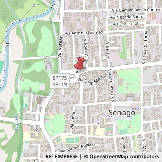 Mappa Piazza Giacomo Matteotti, 13, 20030 Senago, Milano (Lombardia)